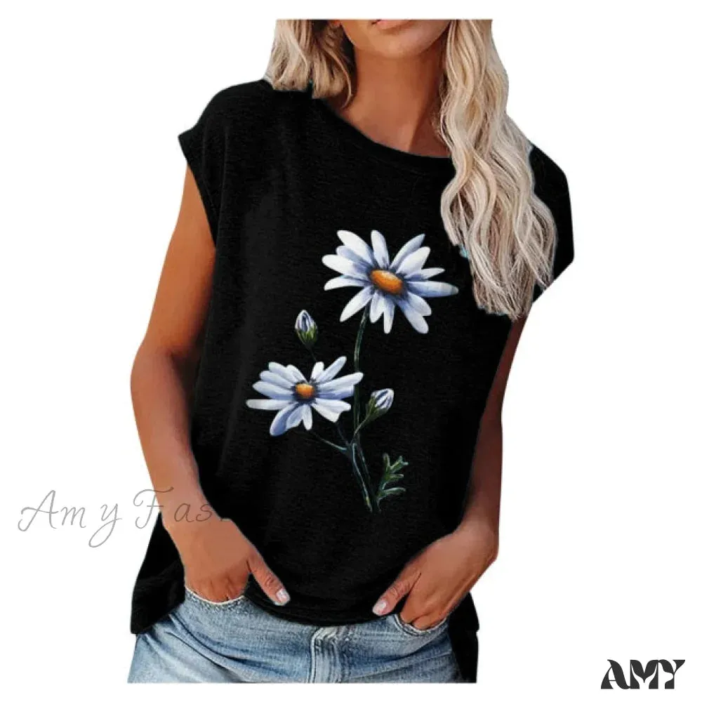 Amy Fashion - Pullover Female Elegant Streetwear T-shirts