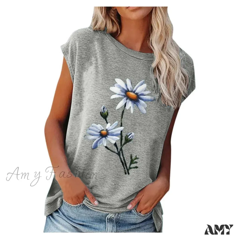 Amy Fashion - Pullover Female Elegant Streetwear T-shirts