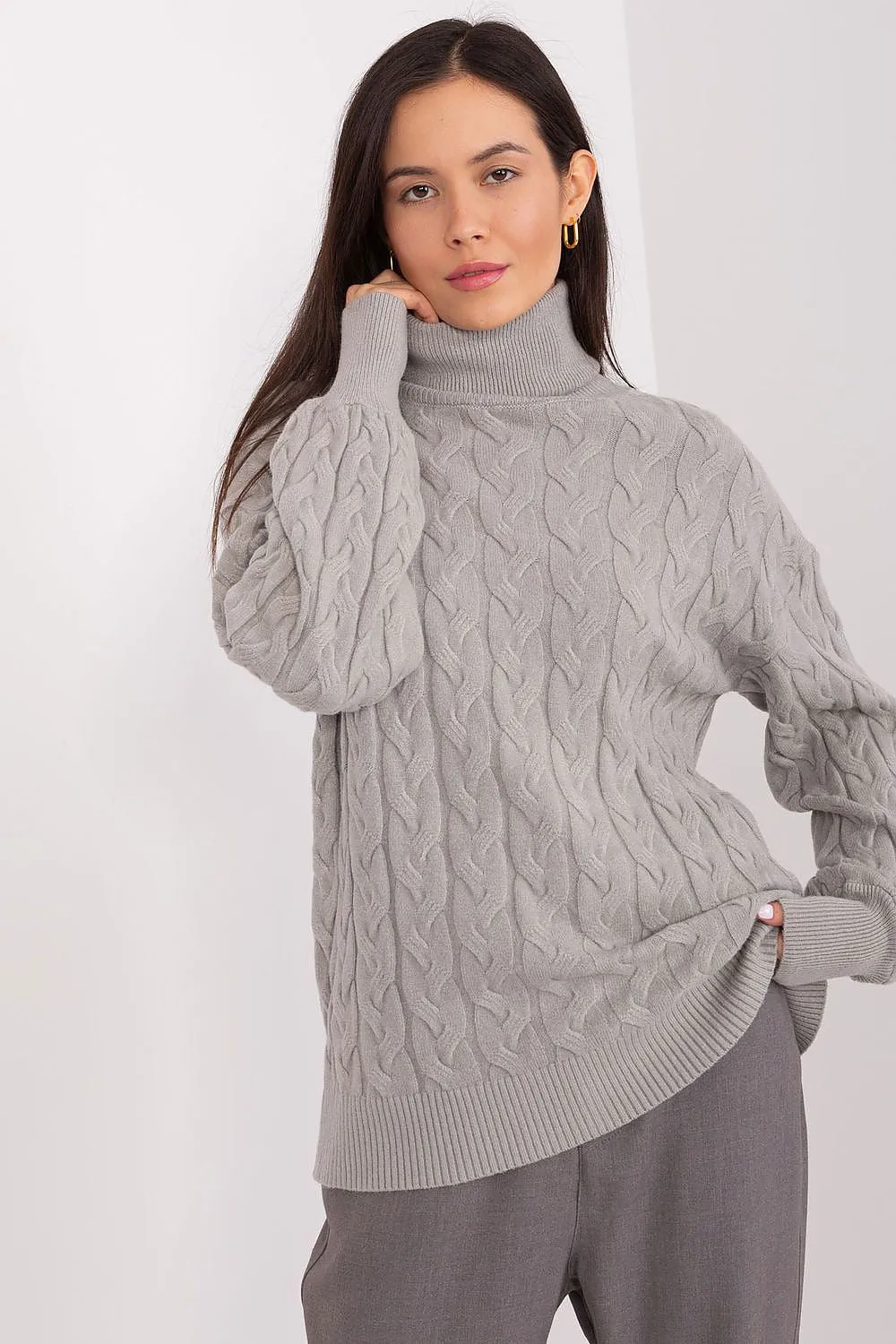 A.T. European Knitted Turtleneck Sweater- model 188312 AT