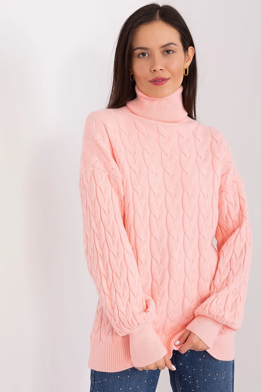 A.T. European Knitted Turtleneck Sweater- model 188312 AT