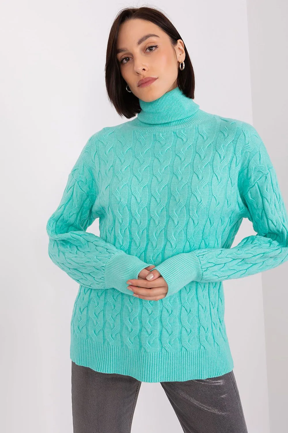 A.T. European Knitted Turtleneck Sweater- model 188312 AT