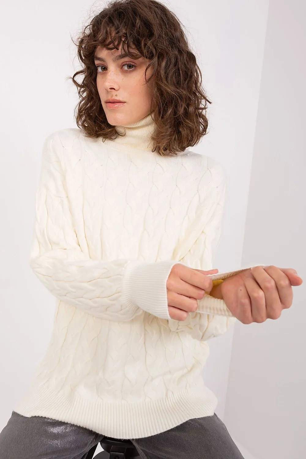 A.T. European Knitted Turtleneck Sweater- model 188312 AT