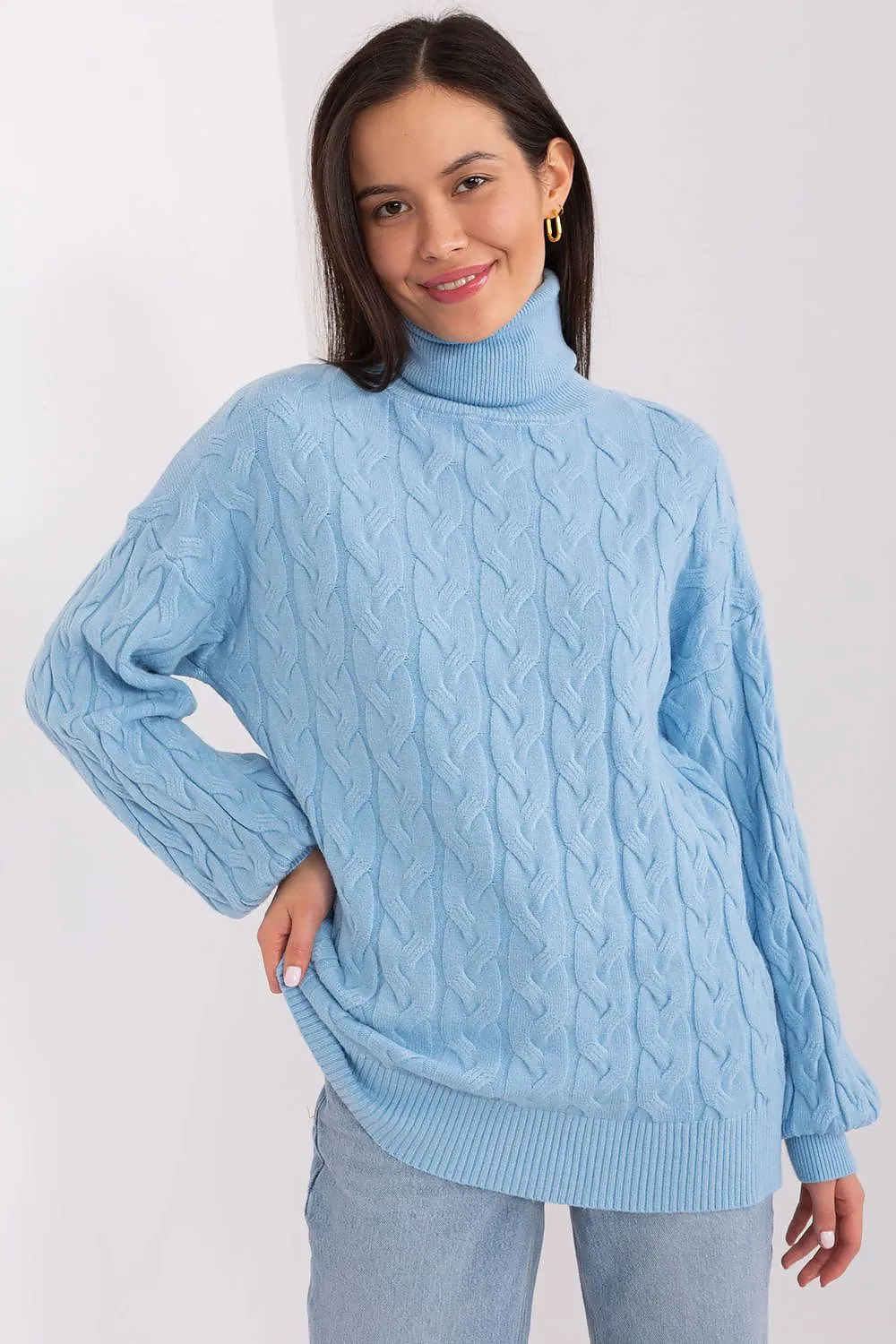 A.T. European Knitted Turtleneck Sweater- model 188312 AT