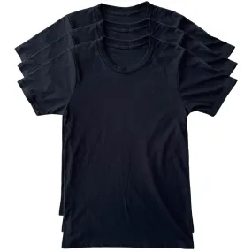 Basic All-Black Blank T-Shirt 3-Pack