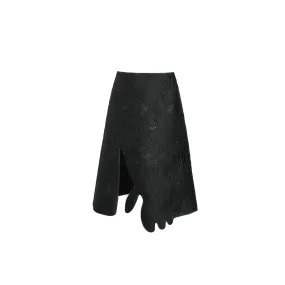 Black Tulip Wrap Skirts