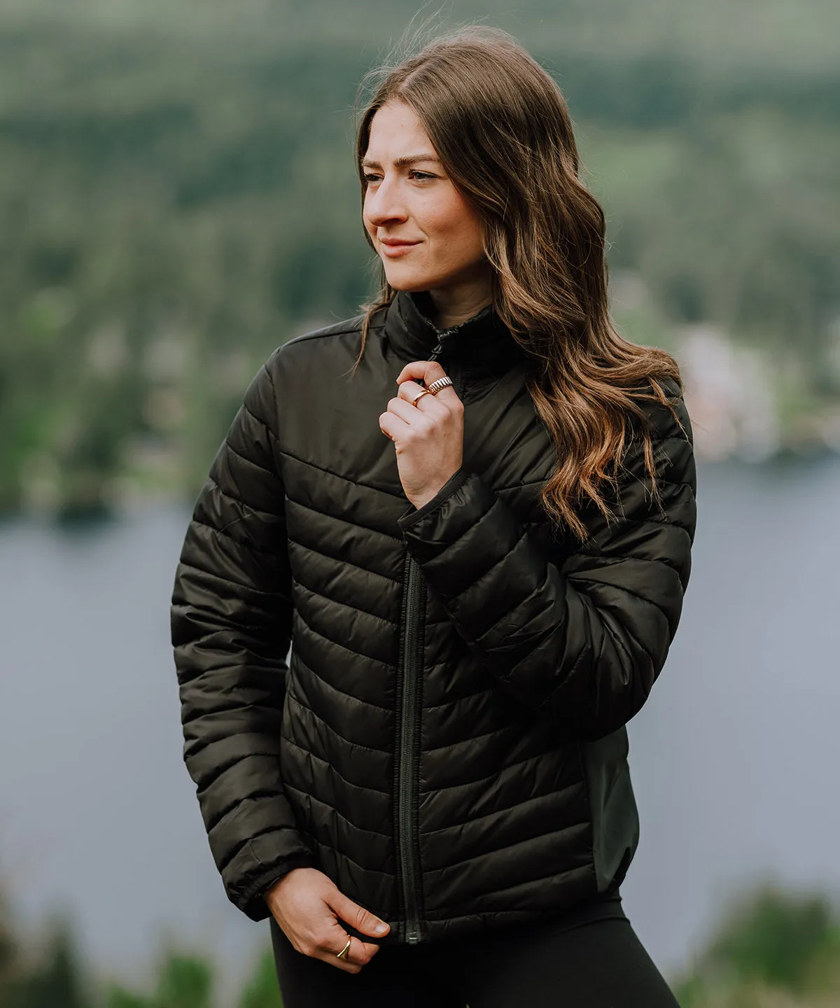 Black/Granite - Women’s Montserrat thermal jacket