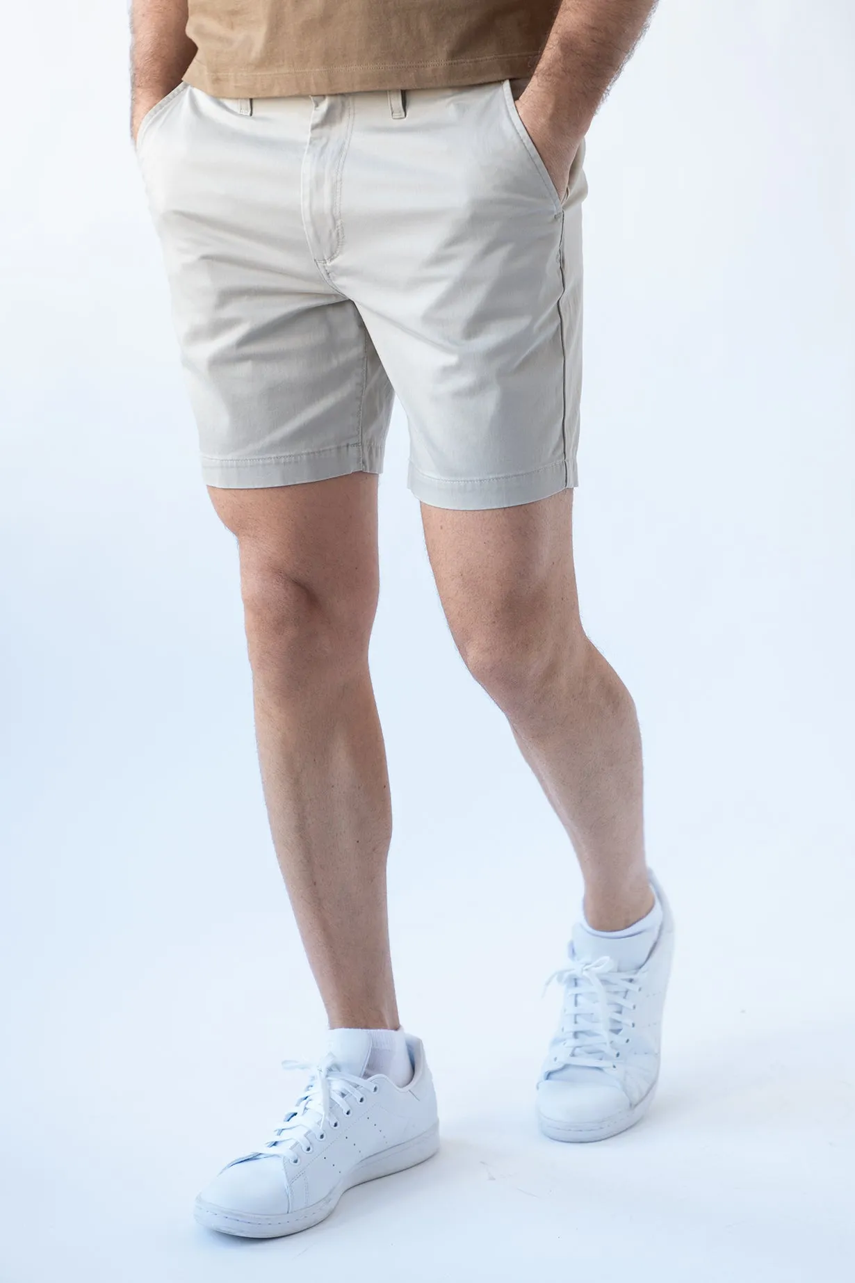 Chino Short 7" - Putty