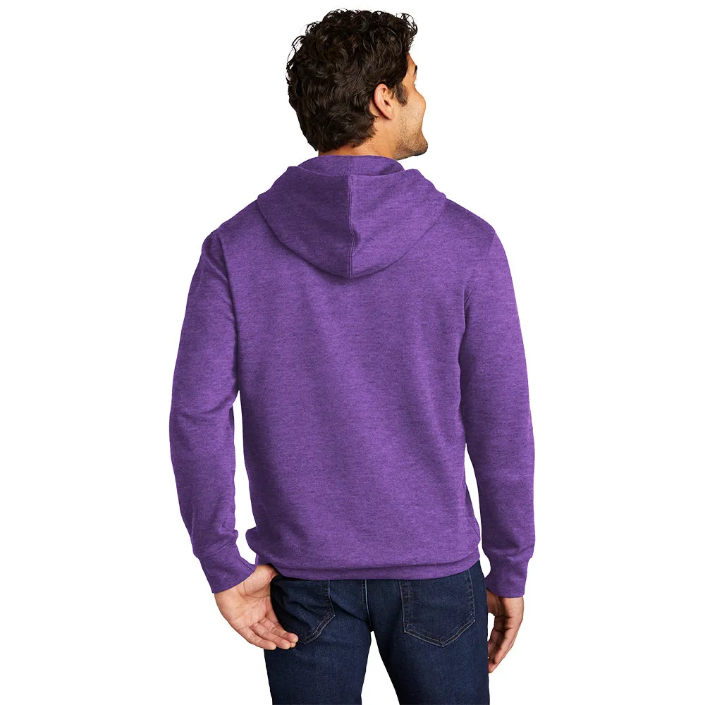 District DT6100 V.I.T. Fleece Hoodie - Heathered Purple