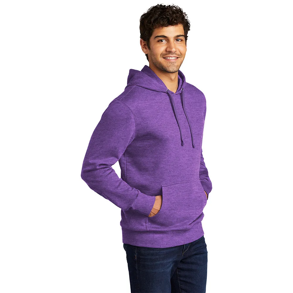 District DT6100 V.I.T. Fleece Hoodie - Heathered Purple