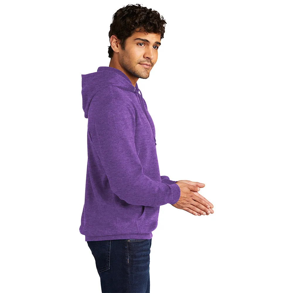 District DT6100 V.I.T. Fleece Hoodie - Heathered Purple