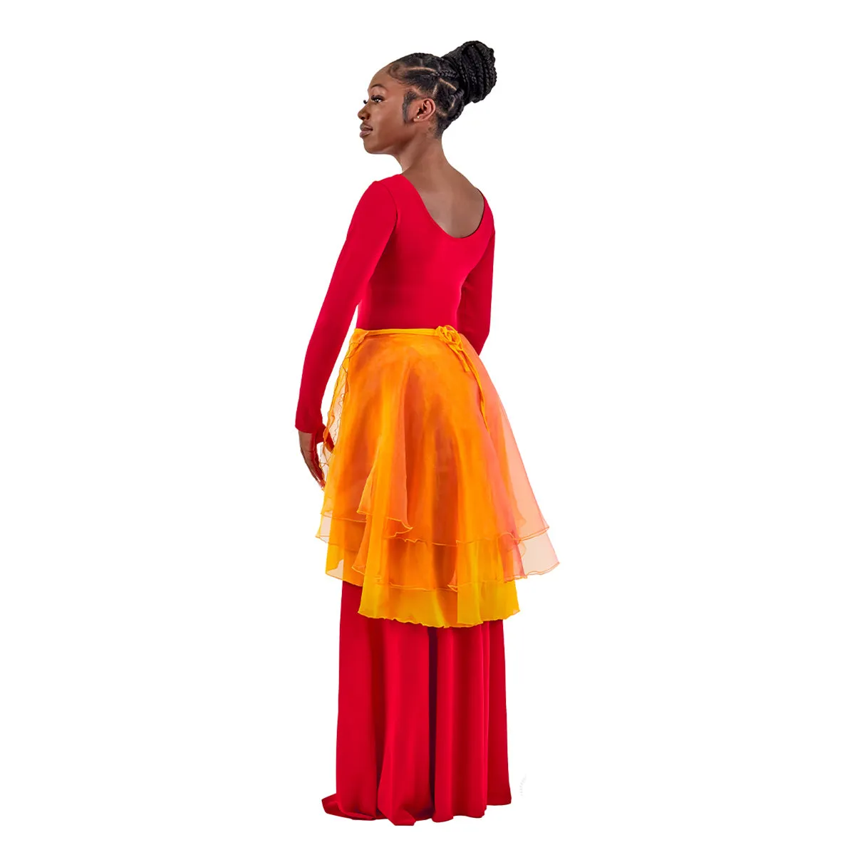 Eurotard Sunset Skies 3 Tier Wrap Skirt