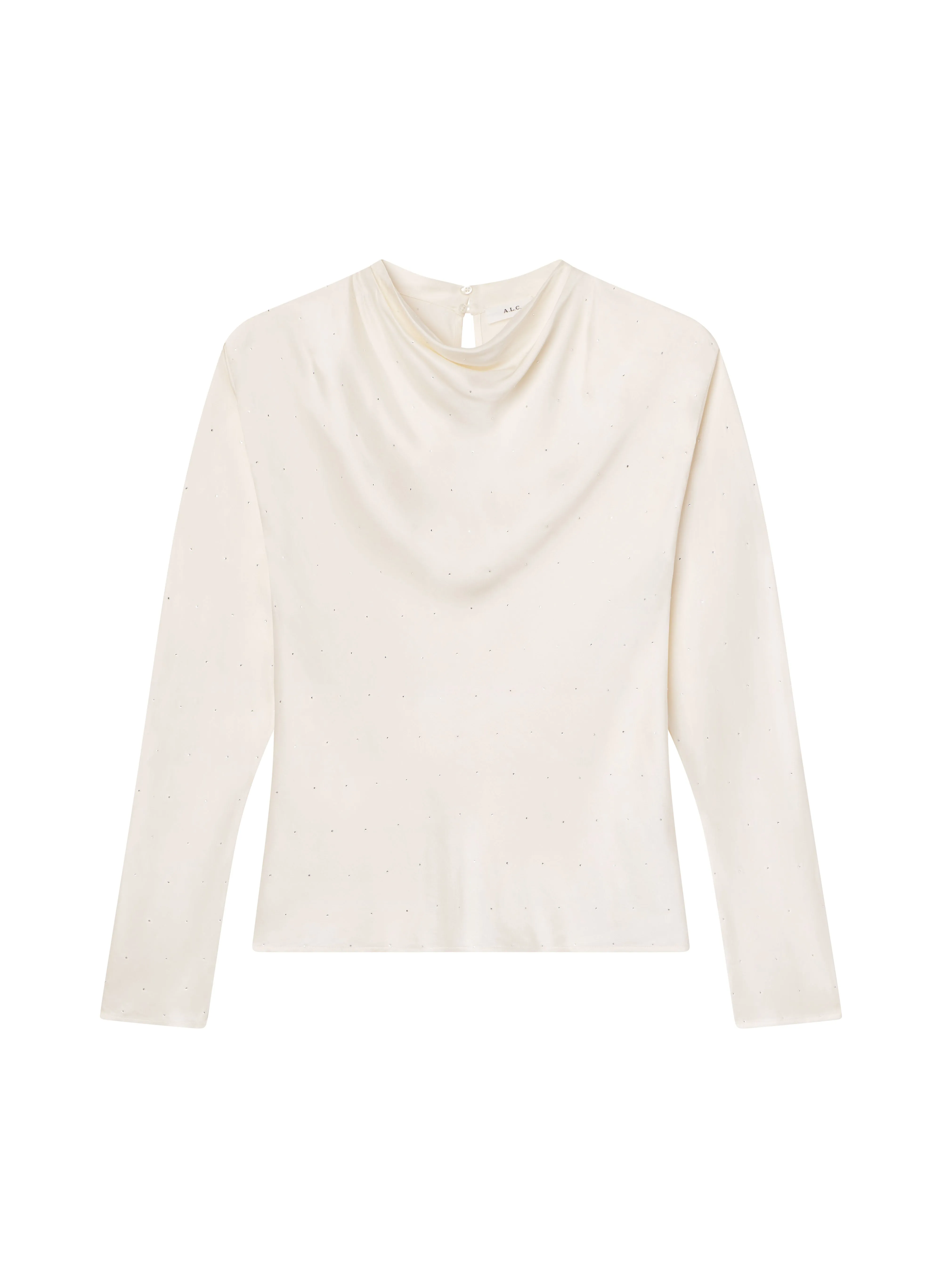 Georgia Embellished Satin Top