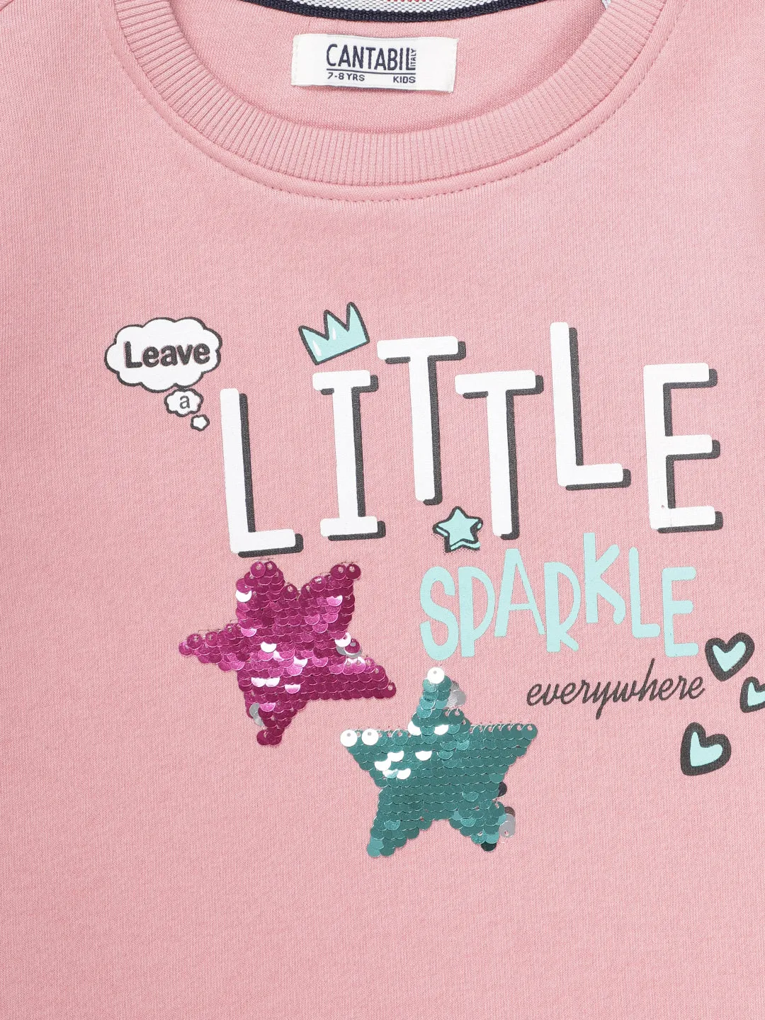 Girls Coral Sweatshirt