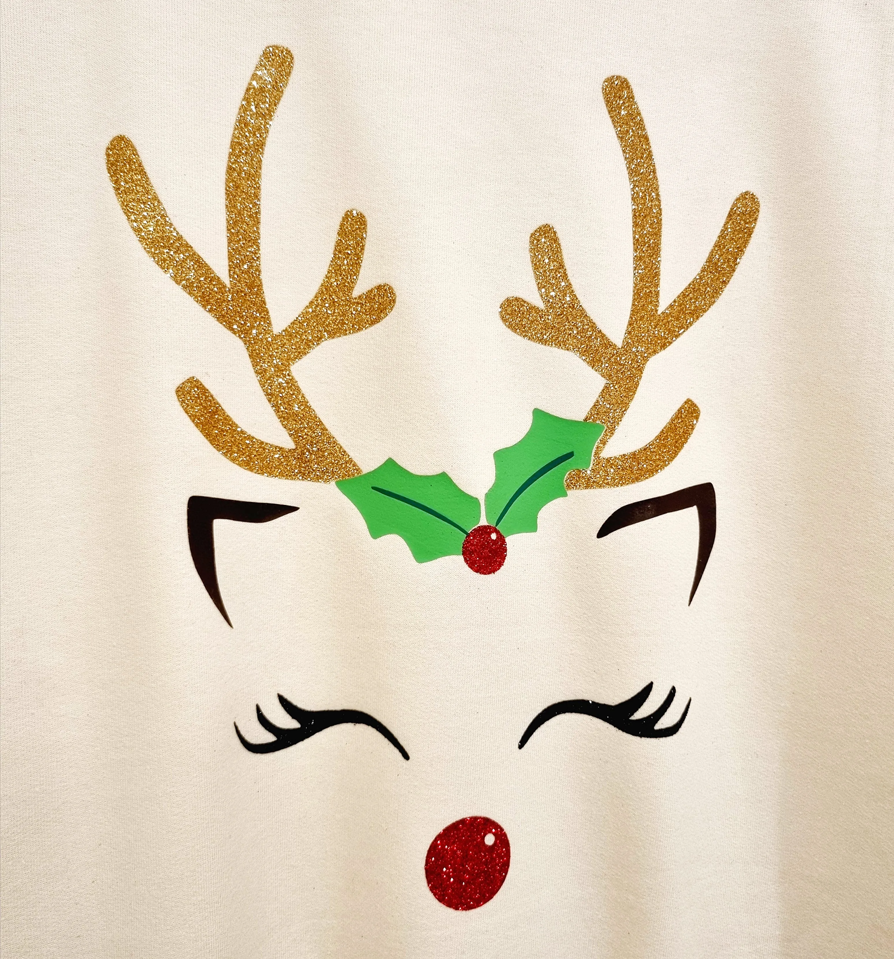 Glitter Reindeer Sweatshirt