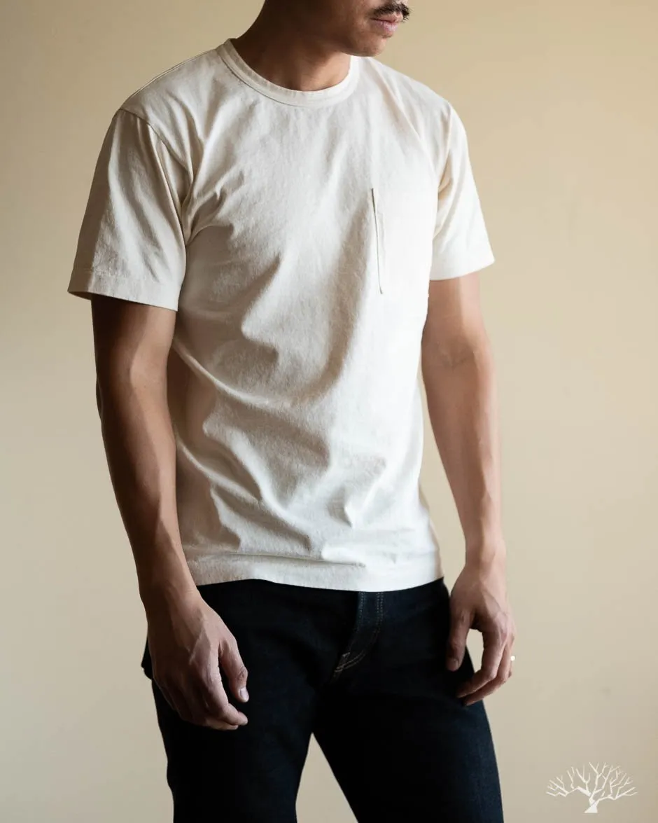 Heavy Duty Pocket Tee - Natural