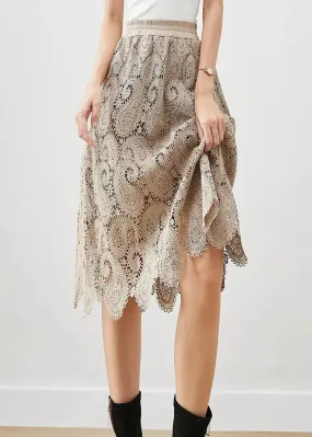 Hollow Out Lace Skirts Fall