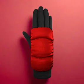 James Bond Quilted 2-In-1 Touch Gloves - Red Edition - By Bogner