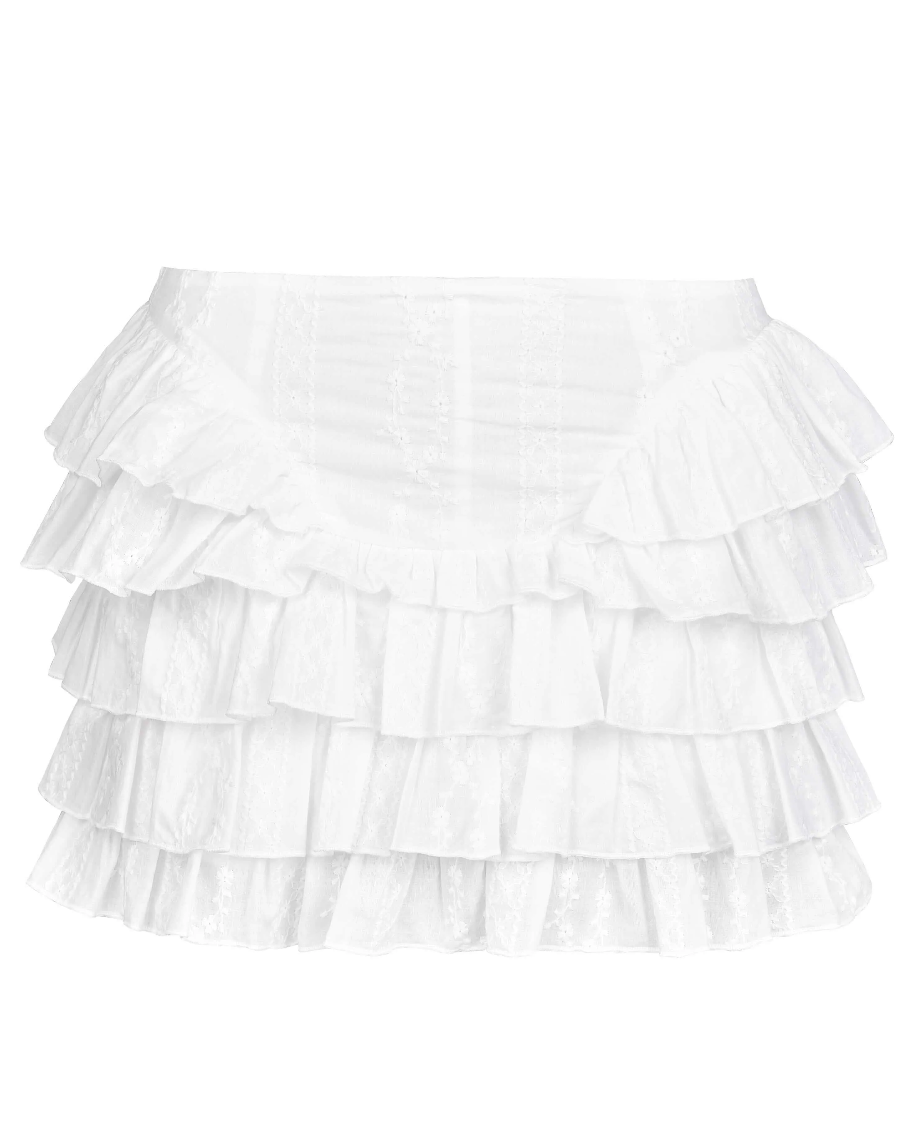 Lace Frill Skirt