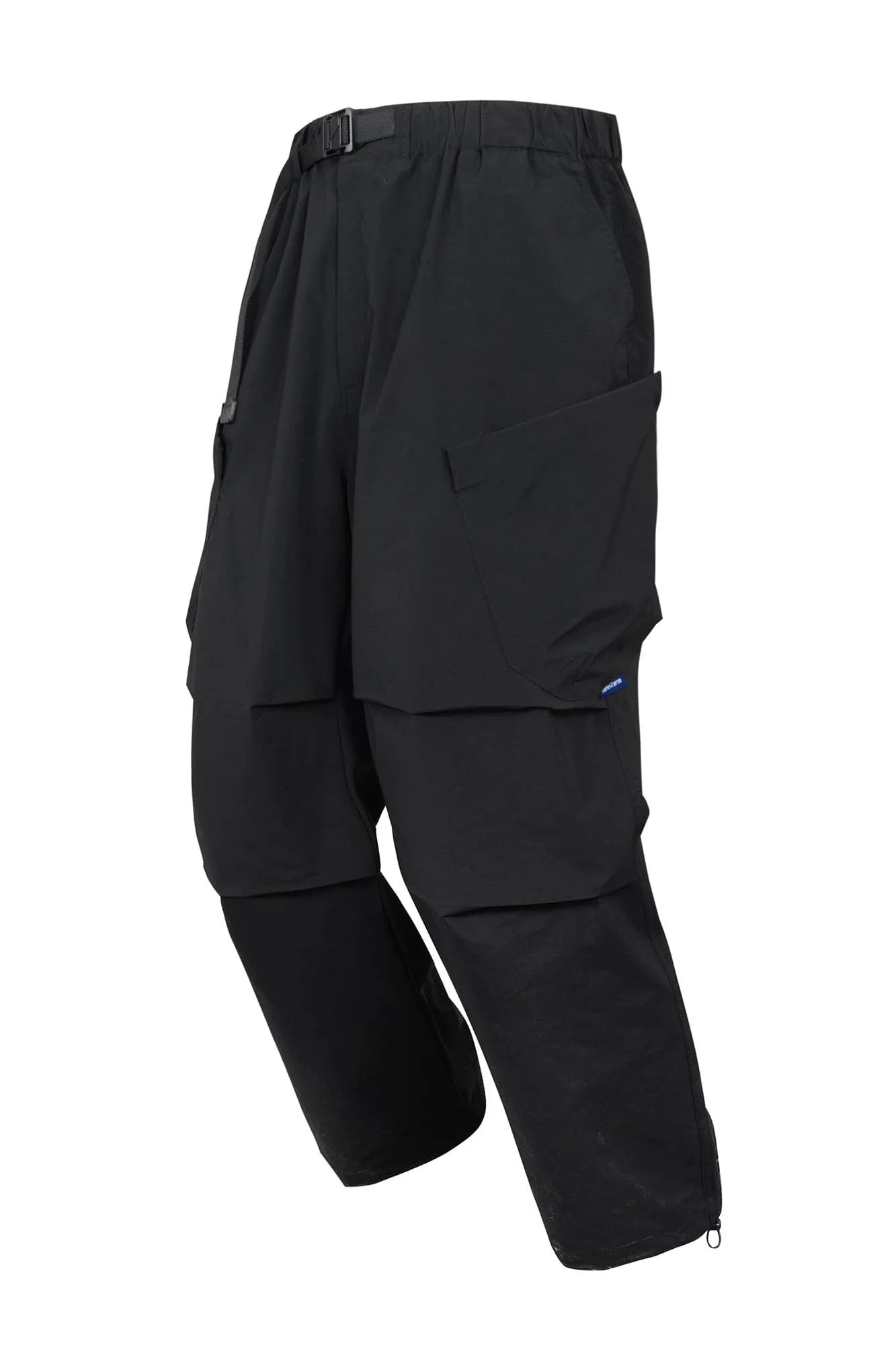 Layered Drawstring Technical Pants