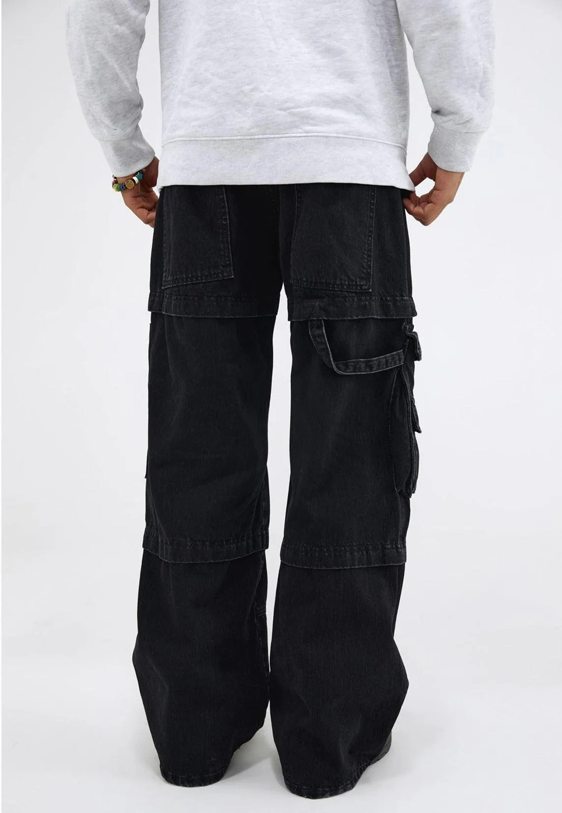 Layered Pocket Cargo Pants