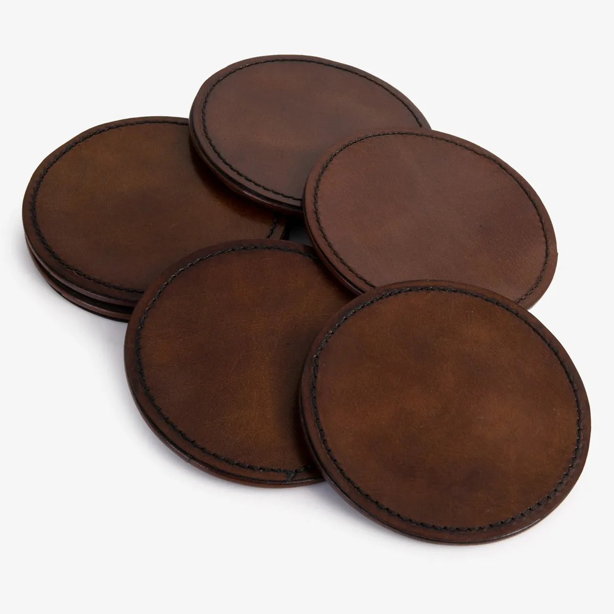 Leather Coaster Set