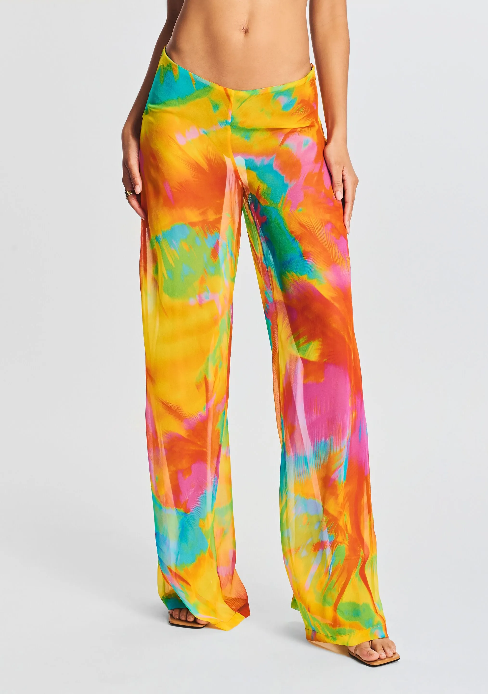 Mika Silk Chiffon Pant