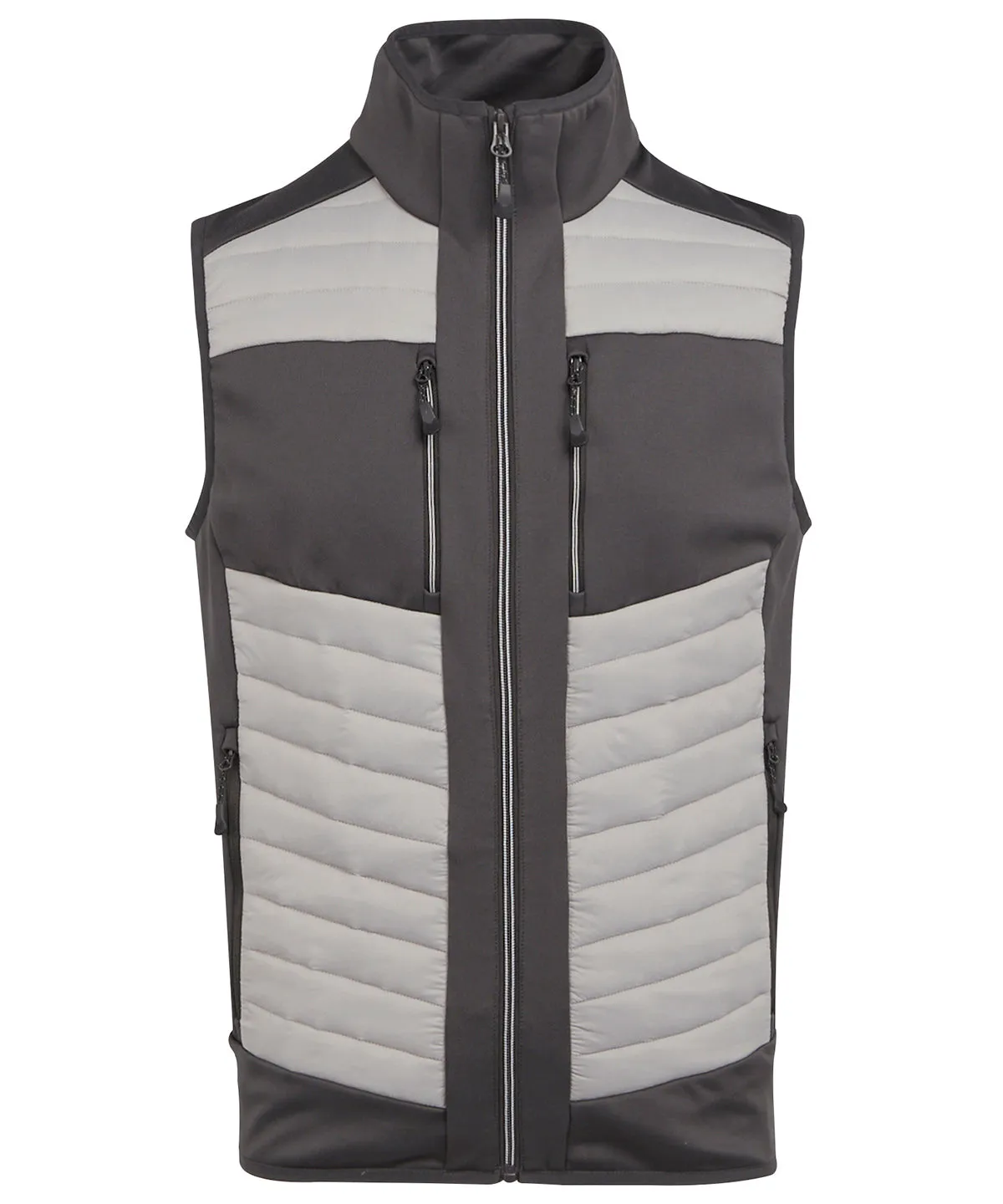 Mineral Grey/Ash - E-Volve unisex thermal hybrid bodywarmer