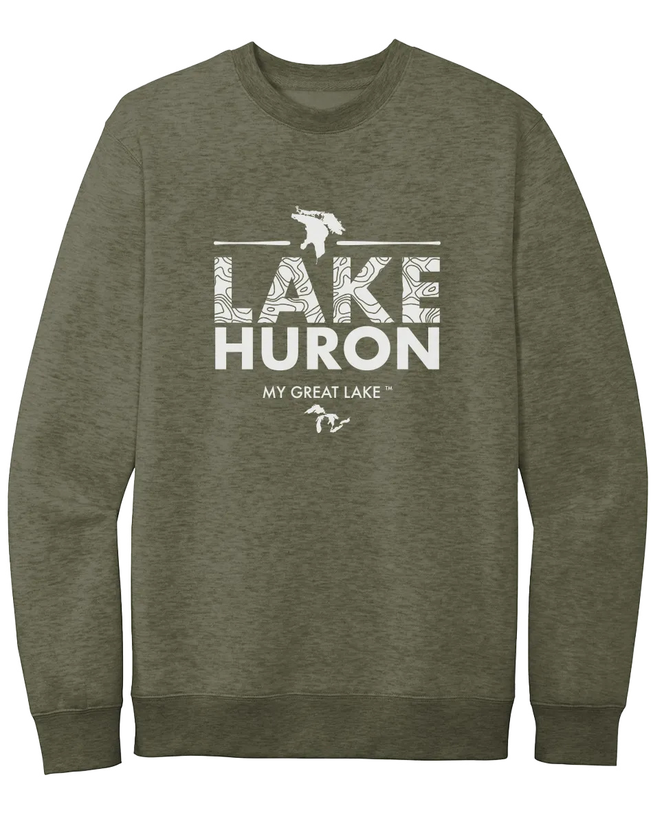 My Great Lake Huron Crewneck Sweatshirt