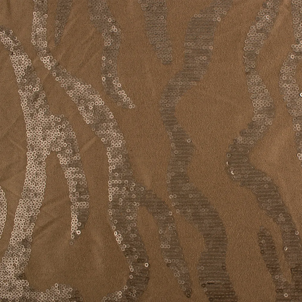 Novelty Fancy Suede - Sparkling - Brown