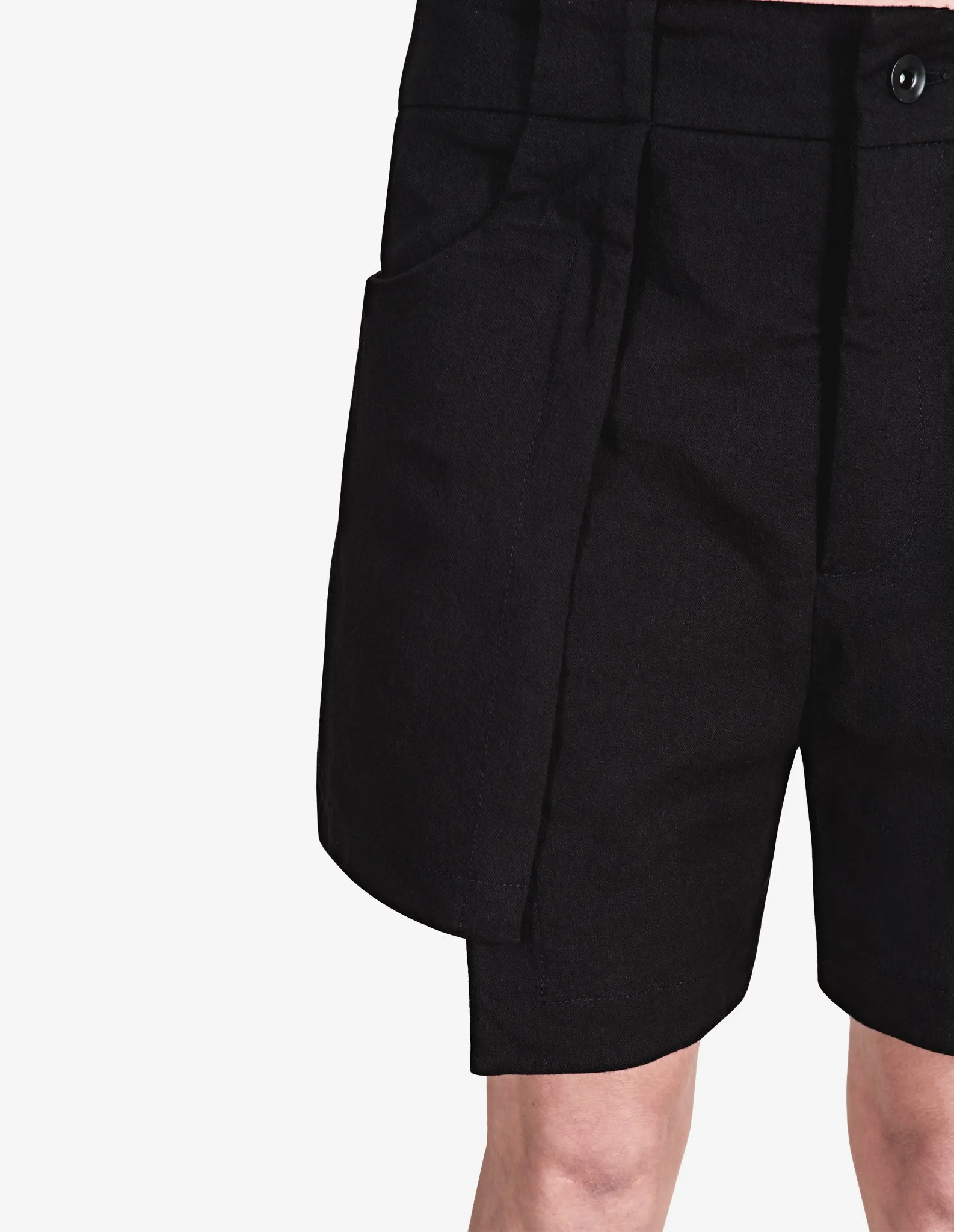 Patch Pocket Layered Shorts