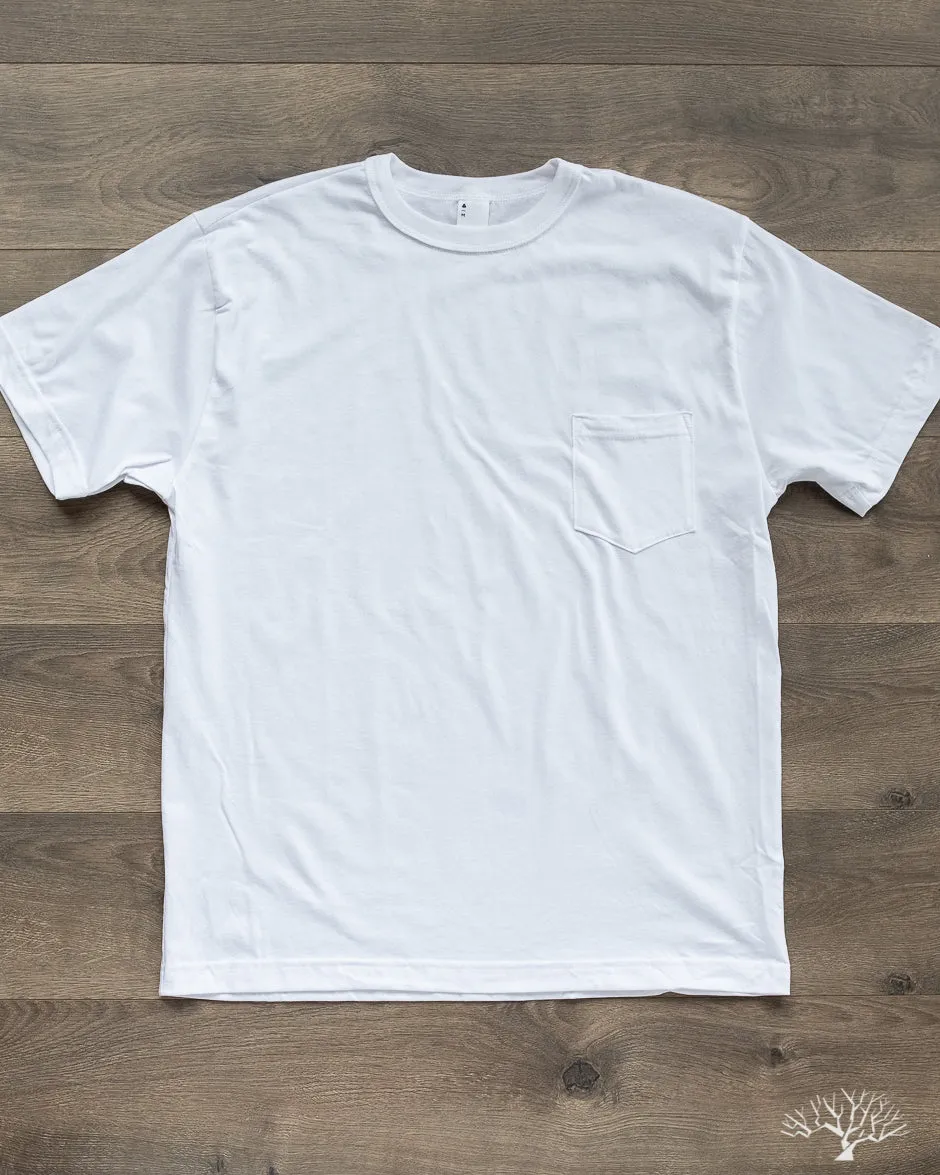 Pima Cotton Pocket Tee - White