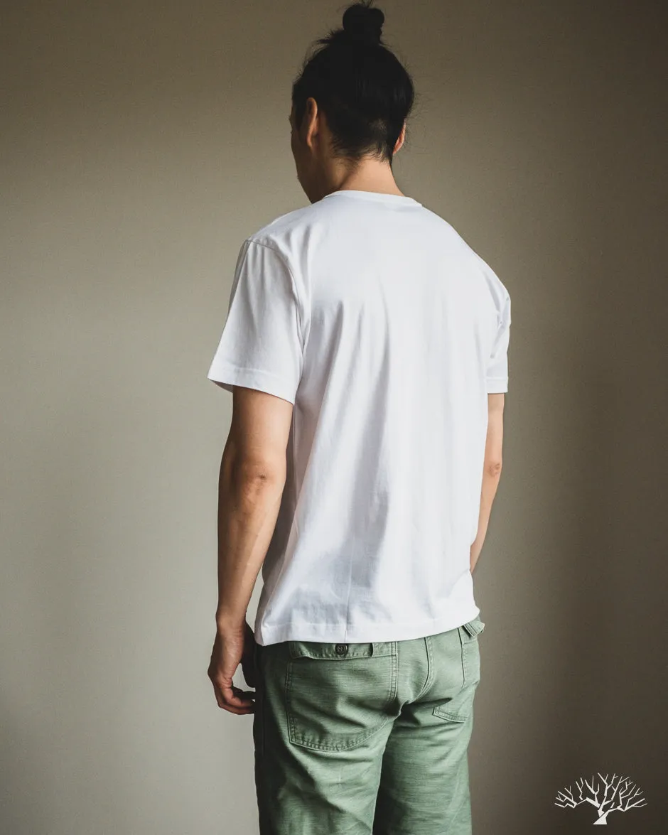 Pima Cotton Pocket Tee - White