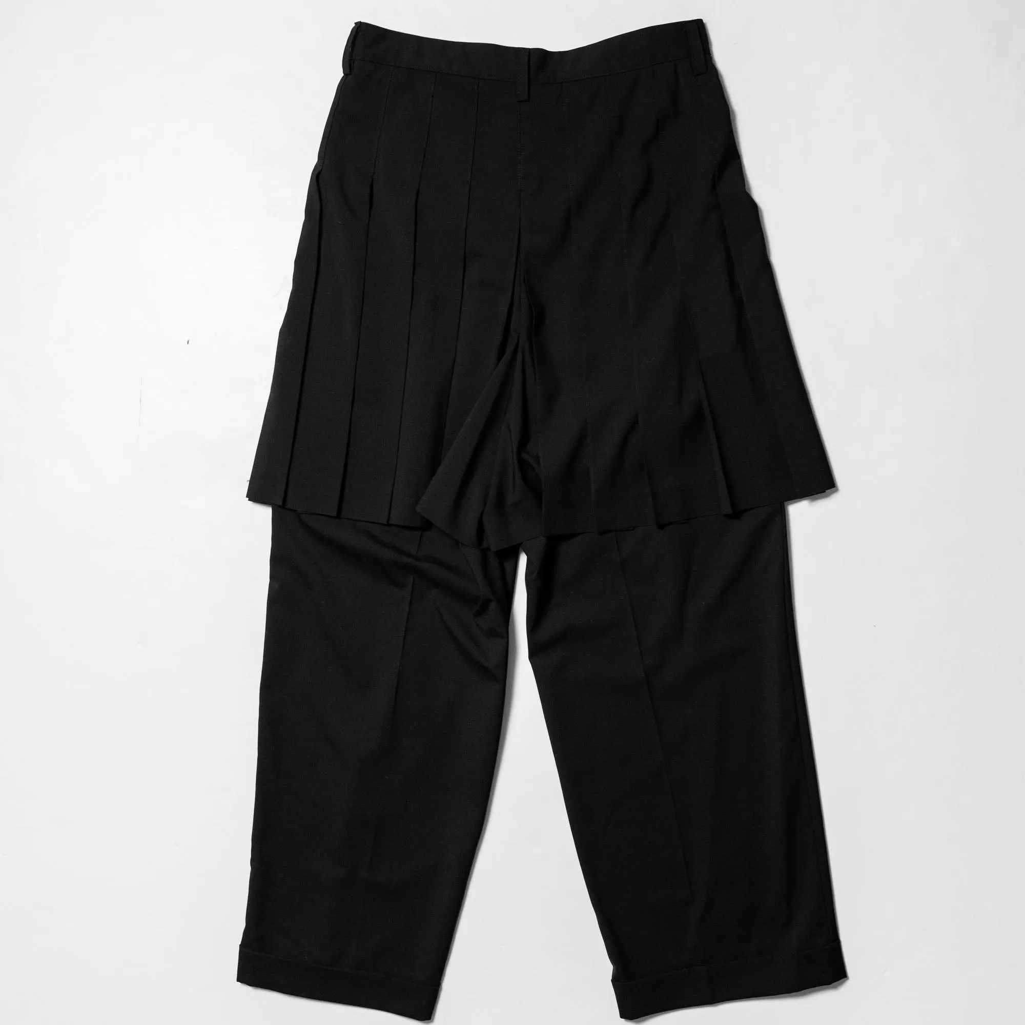 PLEATED LAYERED PANTS