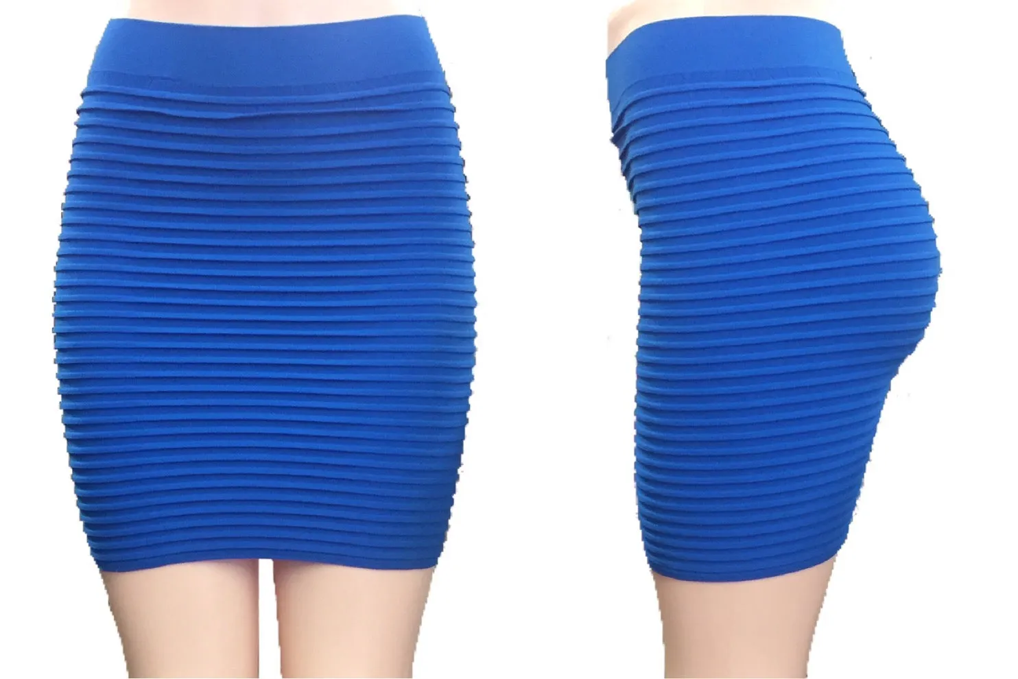 Ribbed & Fitted Mini Skirts