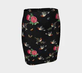 Robin in Flight Fitted Skirt