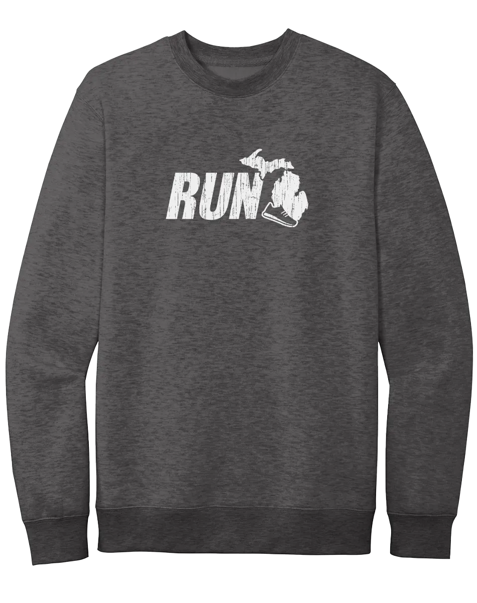 Run Michigan Crewneck Sweatshirt