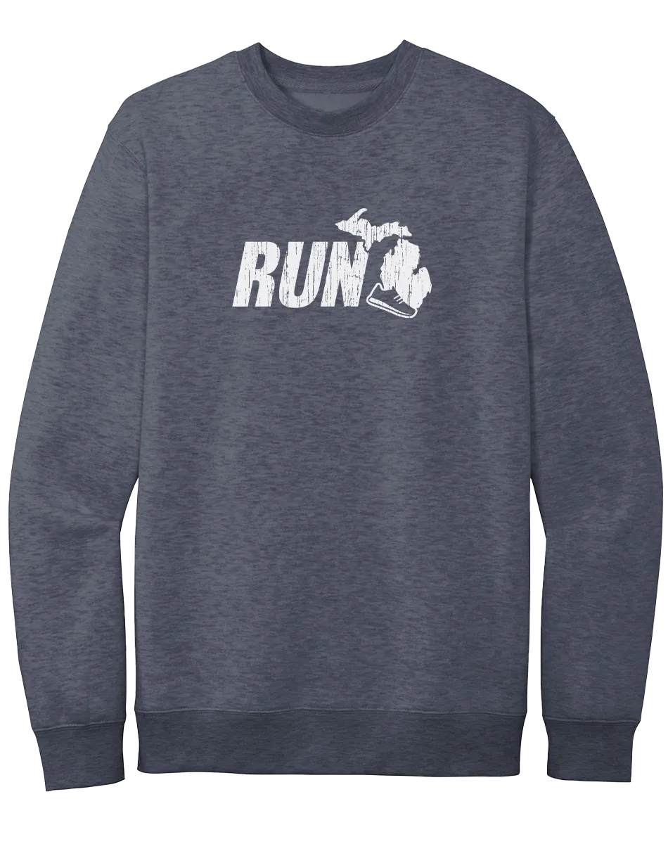 Run Michigan Crewneck Sweatshirt