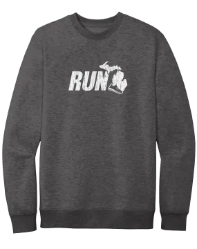 Run Michigan Crewneck Sweatshirt