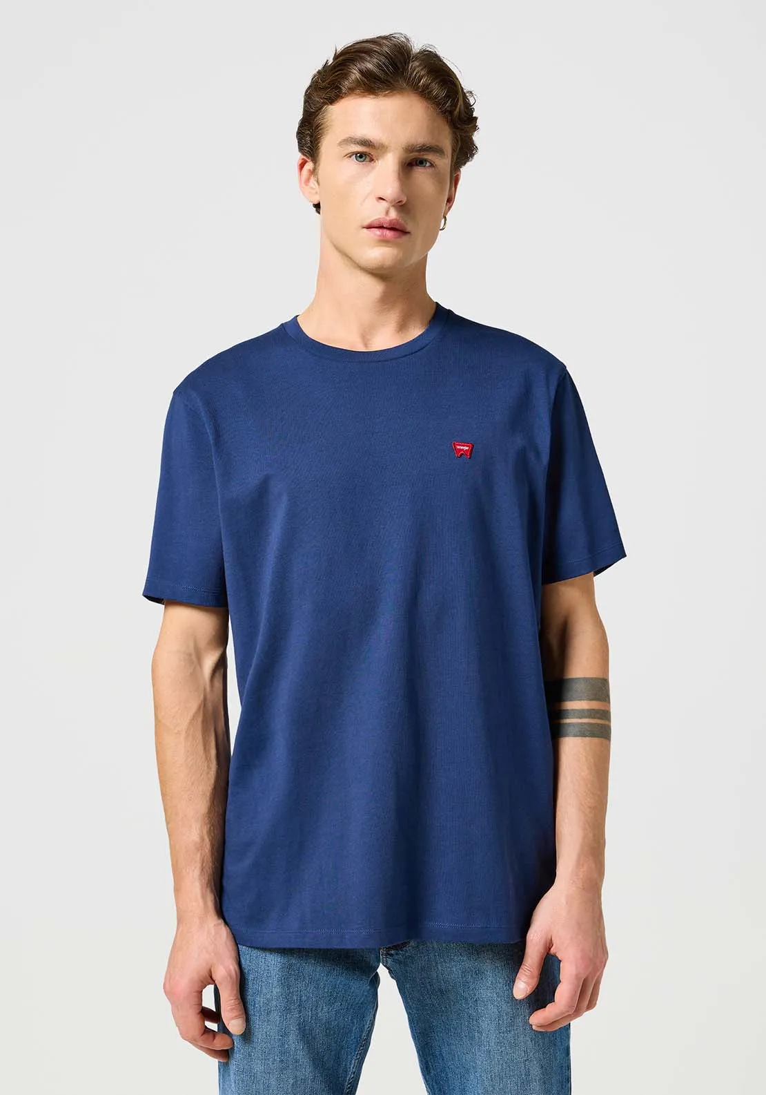 Short Sleeve Sign Off Tshirt - Navy