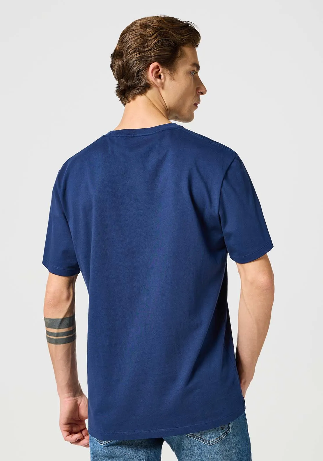 Short Sleeve Sign Off Tshirt - Navy