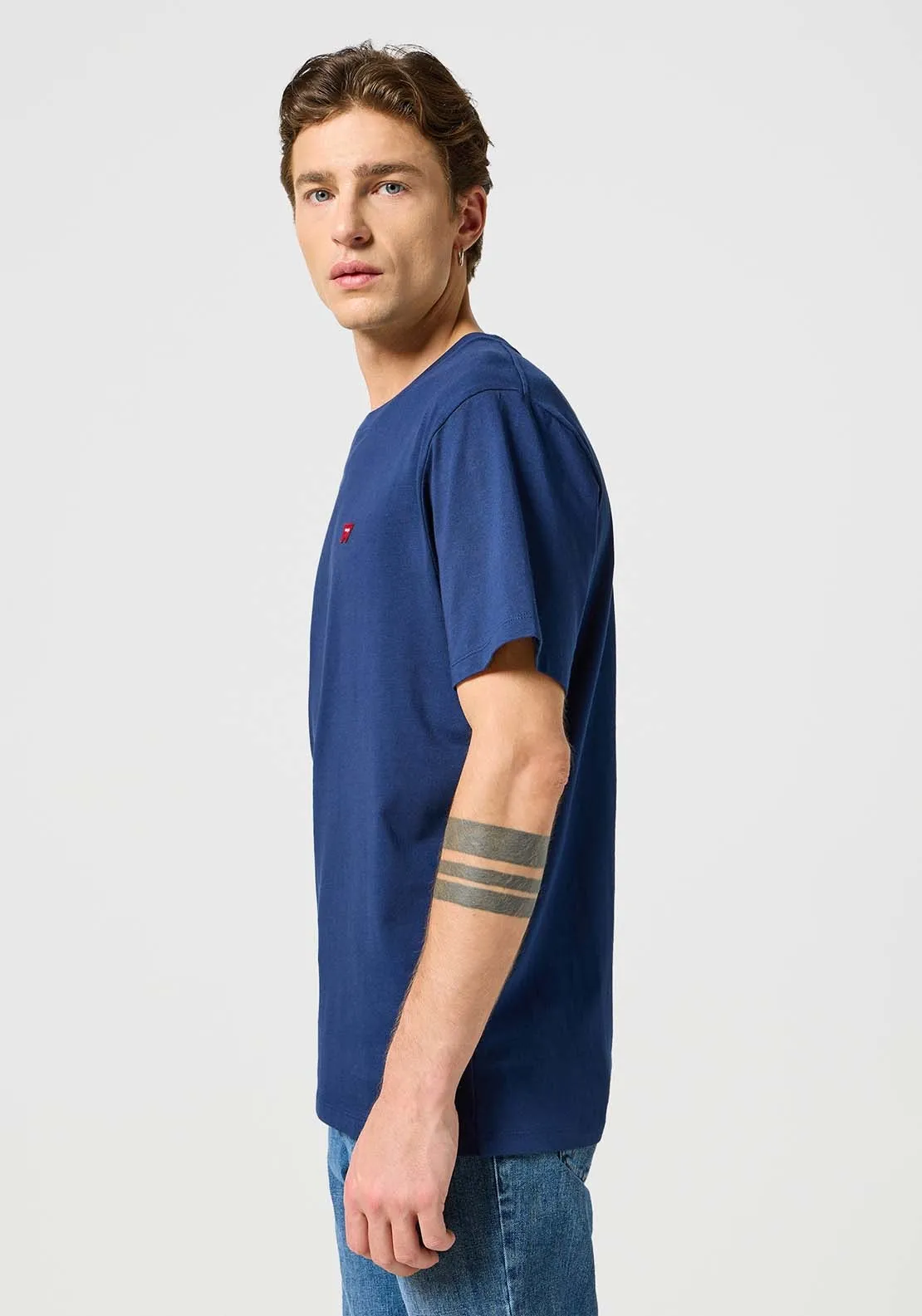 Short Sleeve Sign Off Tshirt - Navy