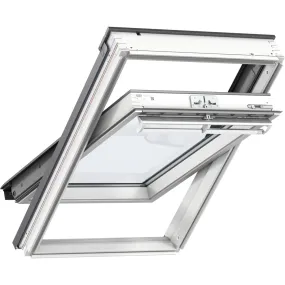 VELUX GGL MK10 2067 High Energy Efficiency Glazing White Painted Centre-Pivot Window (78 x 160 cm)