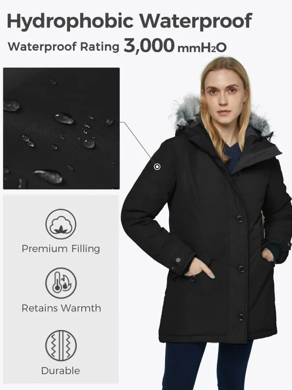 Women's Warm Winter Coat Long Jacket