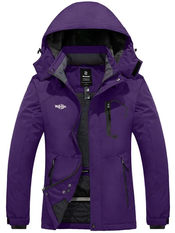 Women's Waterproof Ski Jacket Windproof Winter Warm Snow Coat Mountain Rain Jacket Atna 121